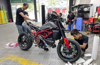 Thiết kế tem xe Ducati Hypermotard theo yêu cầu