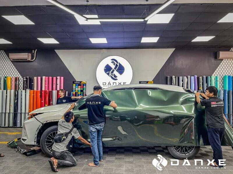 Danxe.com.vn - Địa chỉ dán Decal đổi màu xe Lexus RX350 uy tín